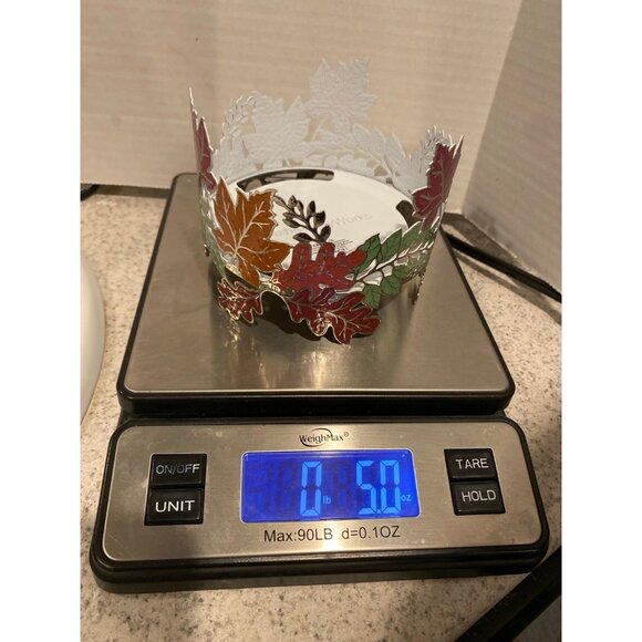 Bath & Body Works “Autumn Leaf Garland” New 3 Wick Candle Holder - Picture 9 of 9
